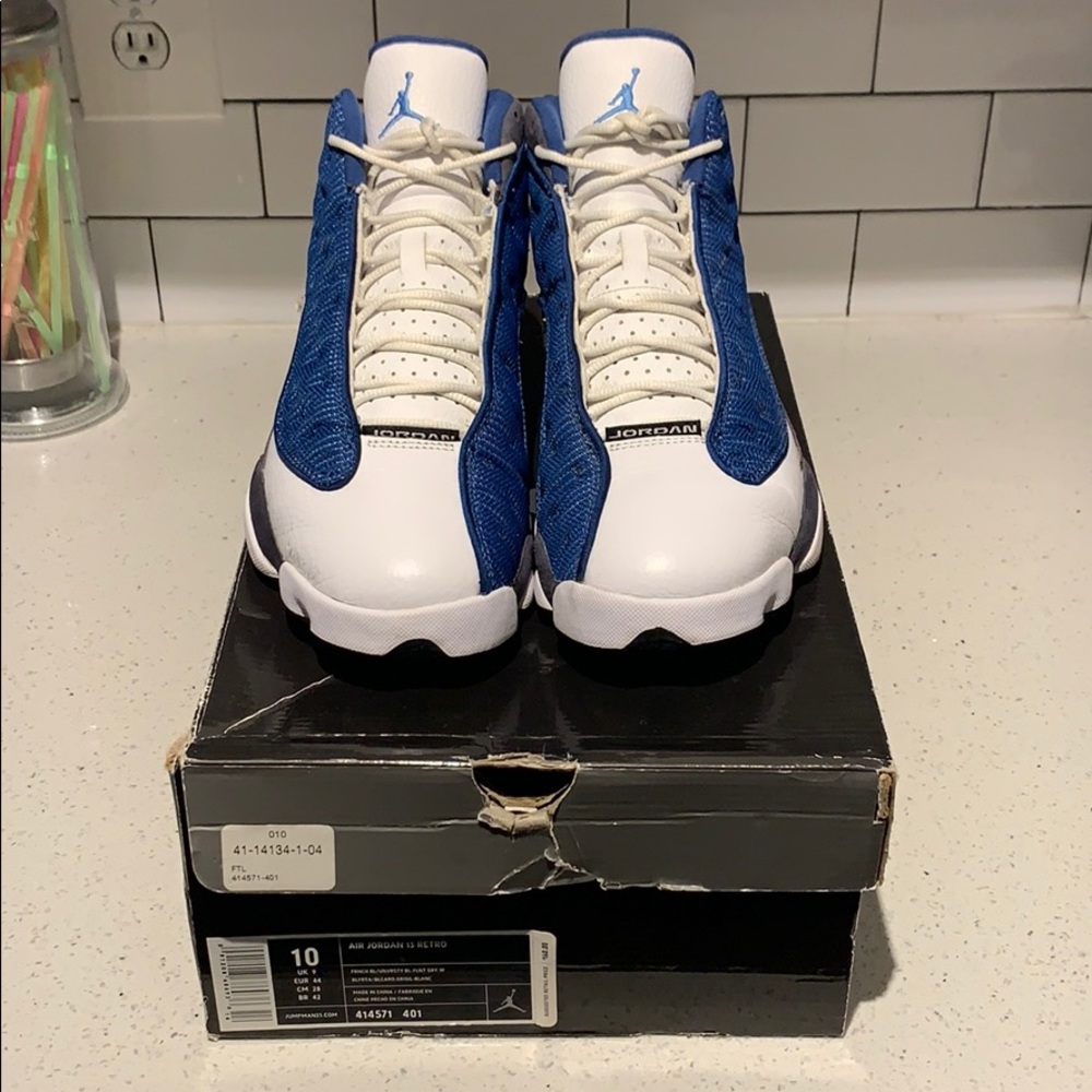 Air Jordan Retro 13 French Blue/Flint Grey 2010